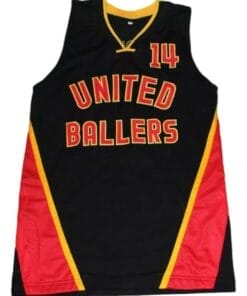 Dirk Nowitzki Dirty #14 United Ballers Basketball Jersey Black
