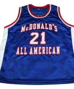 Kevin Garnett #21 McDonalds All American New Basketball Jersey Blue