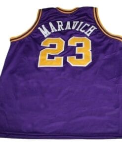 Pete Maravich #23 Broughton High School New Basketball Jersey Purple