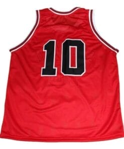 Sakuragi Hanamichi #10 Shohoku Slam Dunk Basketball Jersey Red