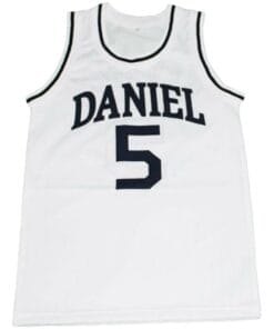 Pete Maravich #5 Daniel High School New Basketball Jersey White