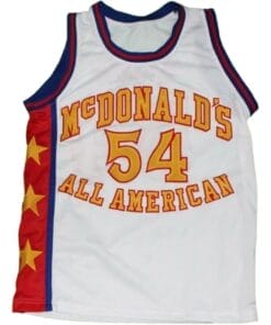 Kwame Brown #54 McDonald's All American Basketball Jersey White