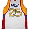 Derrick Rose #25 Basketball Jersey White