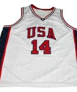 Gary Payton #14 Team USA Basketball Jersey White
