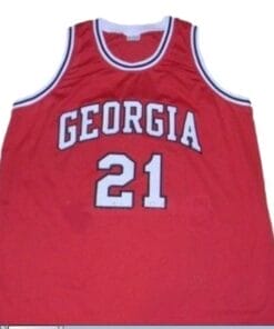 Dominique Wilkins College Basketball Jersey Red 4 Dominique Wilkins College Basketball Jersey Red