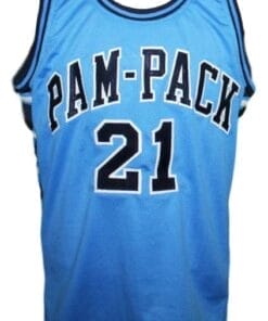 Dominique Wilkins Pam Pack High School Basketball Jersey Blue 4 Dominique Wilkins Pam Pack High School Basketball Jersey Blue