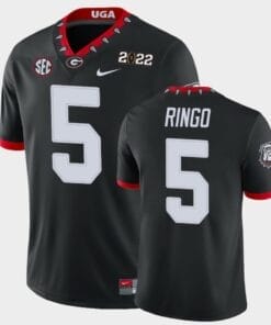 Ringo Uga Jersey #5 2021 National Champions Game Black