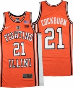 Illinois Fighting Illini #21 Kofi Cockburn NCAA Basketball Jersey