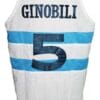 Manu Ginobili #5 Team Argentina Custom Basketball Jersey White 7 Manu Ginobili #5 Team Argentina Custom Basketball Jersey White