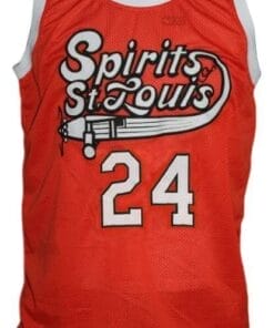 Marvin Barnes #24 Spirits Of St Louis Aba Basketball Jersey Orange 4 Marvin Barnes #24 Spirits Of St Louis Aba Basketball Jersey Orange
