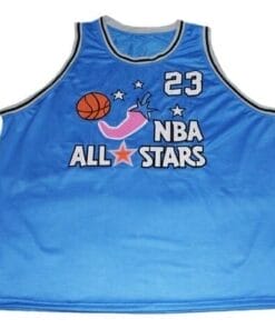 Michael Jordan #23 All Stars Basketball Jersey Blue 4 Michael Jordan #23 All Stars Basketball Jersey Blue
