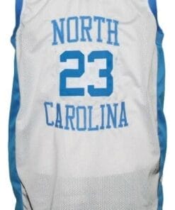 Michael Jordan #23 College Basketball Jersey White 4 Michael Jordan #23 College Basketball Jersey White