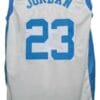 Michael Jordan #23 College Basketball Jersey White 7 Michael Jordan #23 College Basketball Jersey White