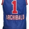 Nate Archibald #1 Cincinnati Royals Kings Basketball Jersey Blue