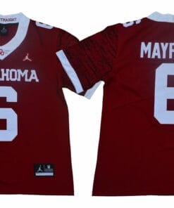 Oklahoma Sooners #6 Baker Mayfield Football Jersey Legendary Red
