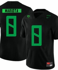Oregon Ducks #8 Marcus Mariota College Football Jersey Black