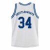 Shuttlesworth #34 Lincoln High School Ray Allen Basketball Jersey White