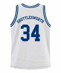 Shuttlesworth #34 Lincoln High School Ray Allen Basketball Jersey White