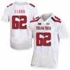 Texas Tech #62 Le'Raven Clark NCAA College Football Jersey White 6 Texas Tech #62 Le'Raven Clark NCAA College Football Jersey White