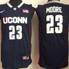 Uconn Huskies #23 Maya Moore NCAA Basketball Jersey Blue 4 Uconn Huskies 23 Maya Moore NCAA Basketball Jersey Blue