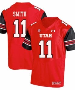 Utah Utes #11 Alex Smith NCAA College Football Jersey Red