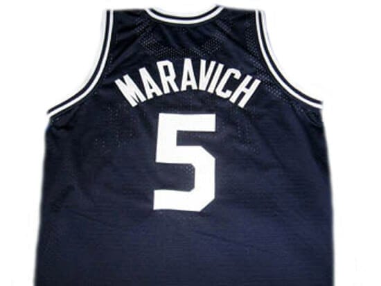 Pete Maravich #5 Daniel High School Basketball Jersey Navy Blue 1 Pete Maravich #5 Daniel High School Basketball Jersey Navy Blue