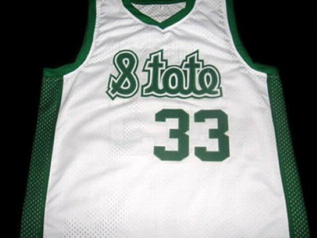 Magic Johnson #33 Michigan State Basketball Jersey White 2 Magic Johnson #33 Michigan State Basketball Jersey White