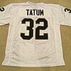 UNSIGNED CUSTOM Sewn Stitched Jack Tatum White Jersey 7 s l1600 1 131