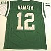 UNSIGNED CUSTOM Sewn Stitched Joe Namath Green Jersey 7 s l1600 1 164