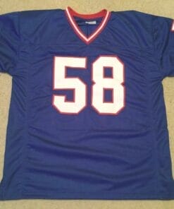 Alternative view of UNSIGNED CUSTOM Sewn Stitched Shane Conlan Blue Jersey