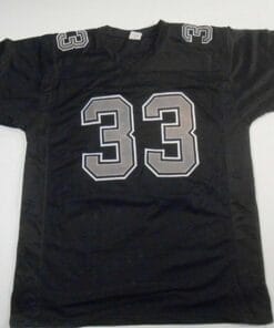 Alternative view of UNSIGNED CUSTOM Sewn Stitched Tony Dorsett Blue Jersey