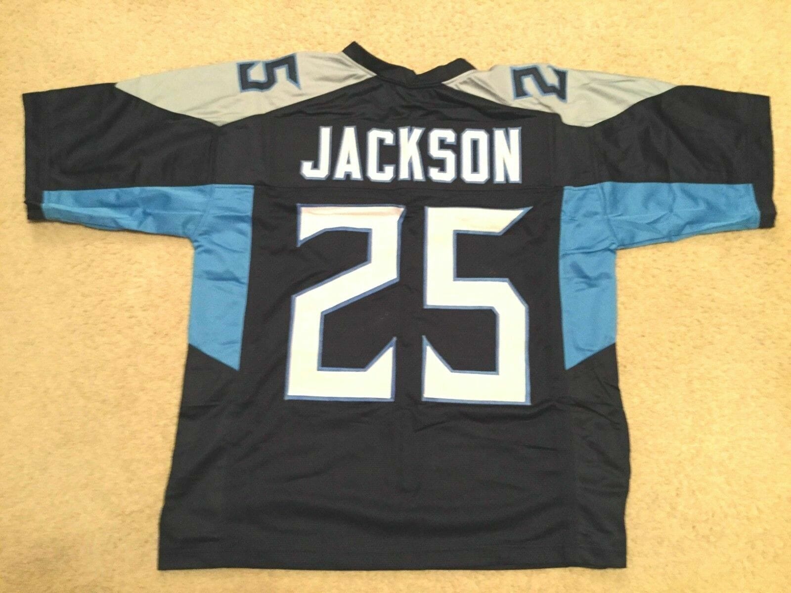 UNSIGNED CUSTOM Sewn Stitched Adoree Jackson Blue Jersey 1 UNSIGNED CUSTOM Sewn Stitched Adoree Jackson Blue Jersey