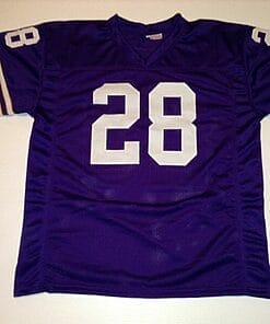 Alternative view of UNSIGNED CUSTOM Sewn Stitched Ahmad Rashad Purple Jersey