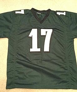 Alternative view of UNSIGNED CUSTOM Sewn Stitched Alshon Jeffery Green Jersey