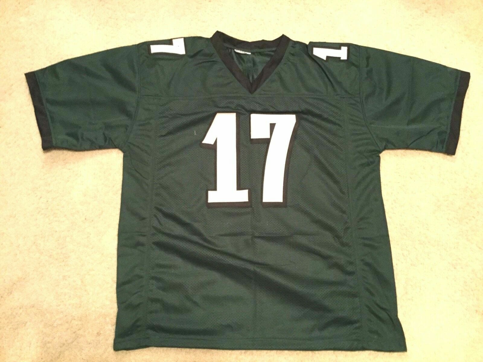 UNSIGNED CUSTOM Sewn Stitched Alshon Jeffery Green Jersey 2 UNSIGNED CUSTOM Sewn Stitched Alshon Jeffery Green Jersey - Image 2