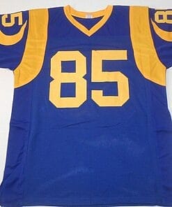 UNSIGNED CUSTOM Sewn Stitched Jack Youngblood Blue Jersey 4 s l1600 264