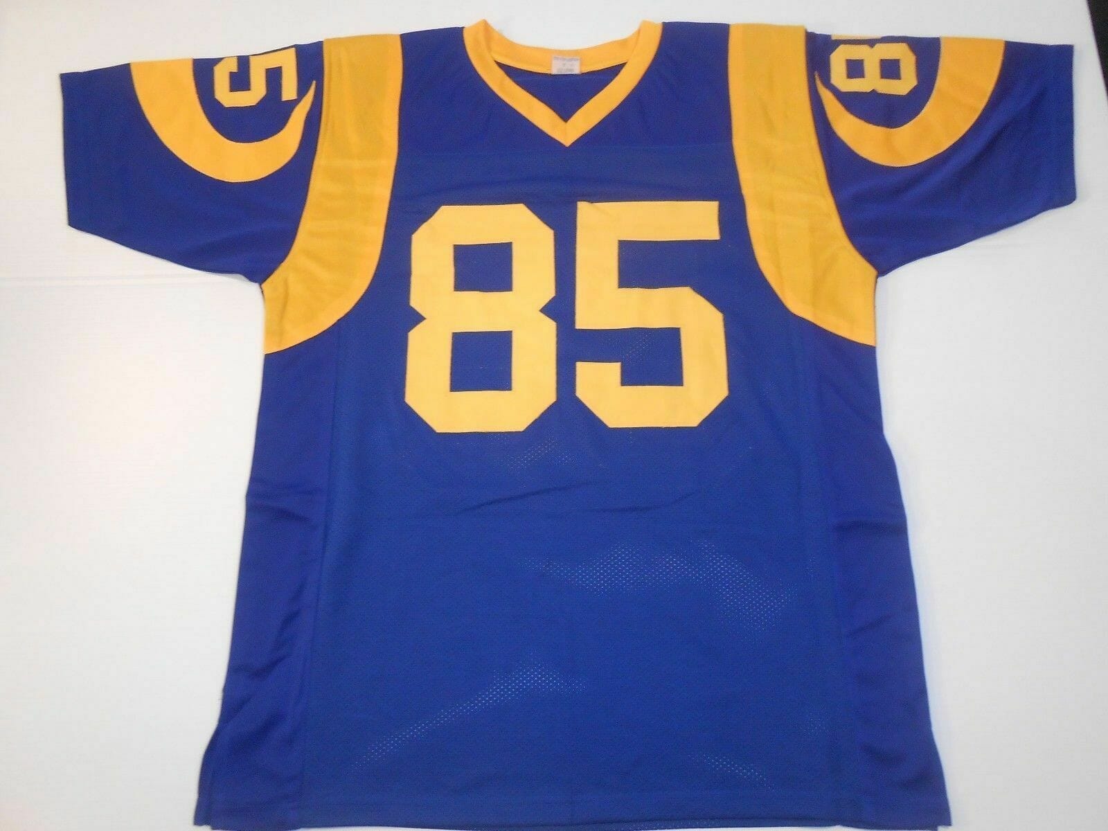 UNSIGNED CUSTOM Sewn Stitched Jack Youngblood Blue Jersey 2 UNSIGNED CUSTOM Sewn Stitched Jack Youngblood Blue Jersey - Image 2
