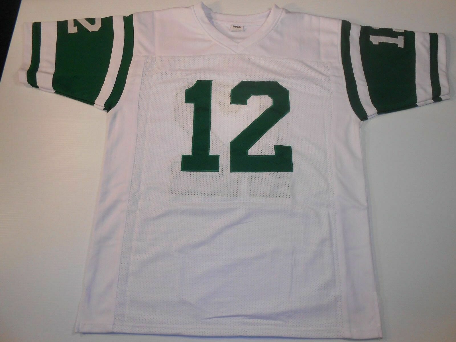 UNSIGNED CUSTOM Sewn Stitched Joe Namath White Jersey 2 UNSIGNED CUSTOM Sewn Stitched Joe Namath White Jersey - Image 2