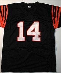 Alternative view of UNSIGNED CUSTOM Sewn Stitched Ken Anderson Black Jersey