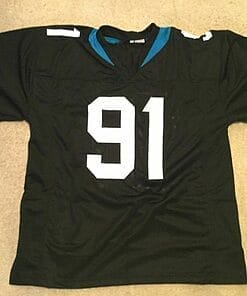 Alternative view of UNSIGNED CUSTOM Sewn Stitched Yannick Ngakoue Black ERROR Jersey