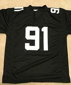 Alternative view of UNSIGNED CUSTOM Sewn Stitched Yannick Ngakoue Black Jersey