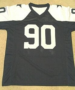 Alternative view of UNSIGNED CUSTOM Stitched Demarcus Lawrence Thanksgiving Jersey