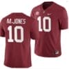 Alabama Crimson Tide #10 Mac Jones NCAA Football Jersey Red 7 Alabama Crimson Tide #10 Mac Jones NCAA Football Jersey Red