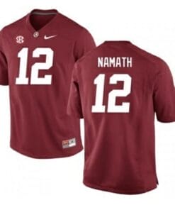 Alabama Crimson Tide #12 Joe Namath NCAA Football Jersey Red