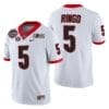 Kelee Ringo Jersey #5 Georgia Bulldogs 2021-22 CFP National Champions White 5 Kelee Ringo Jersey #5 Georgia Bulldogs 2021-22 CFP National Champions White