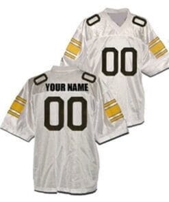 Custom Iowa Hawkeye Jersey Name Number NCAA College Football White