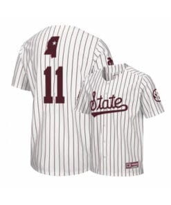 Mississippi State Bulldogs 11 Jordan Westburg White Baseball Jersey