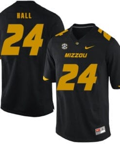 Missouri Tigers #24 Terez Hall NCAA College Football Jersey Black