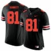 Ohio State Buckeyes #81 Nick Vannett Football Jersey Black Shadow 6 Ohio State Buckeyes #81 Nick Vannett Football Jersey Black Shadow
