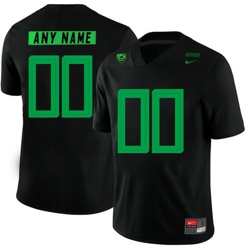 Personalized Oregon Ducks Jersey Name and Number NCAA College Football Black 10 Personalized Oregon Ducks Jersey Name and Number NCAA College Football Black